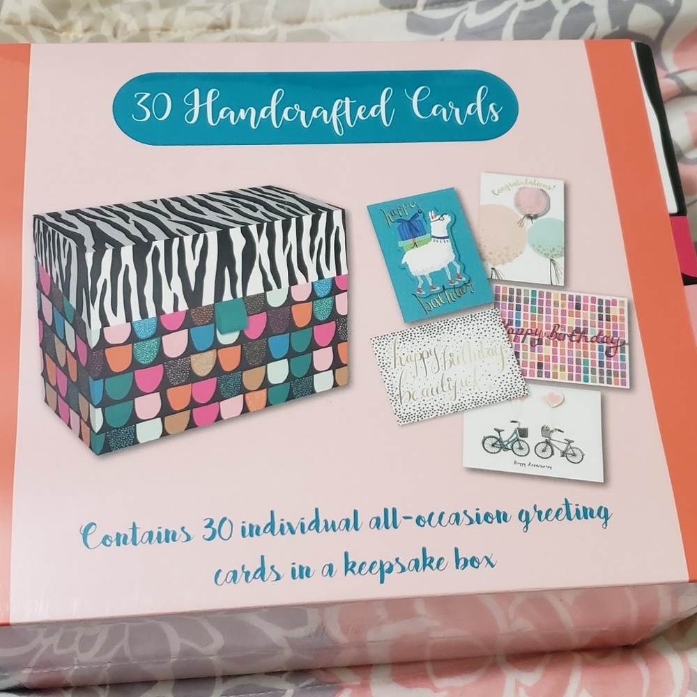 30 handcrafted cards